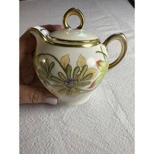 Royal Munich Z. S. & Co Bavarian Handpainted Porcelain Creamer Pitcher